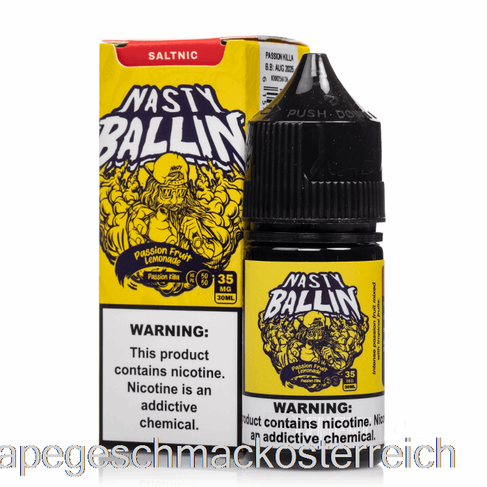 Passion Killa – Nasty Salts – 30 Ml, 35 Mg Vape-Geschmack